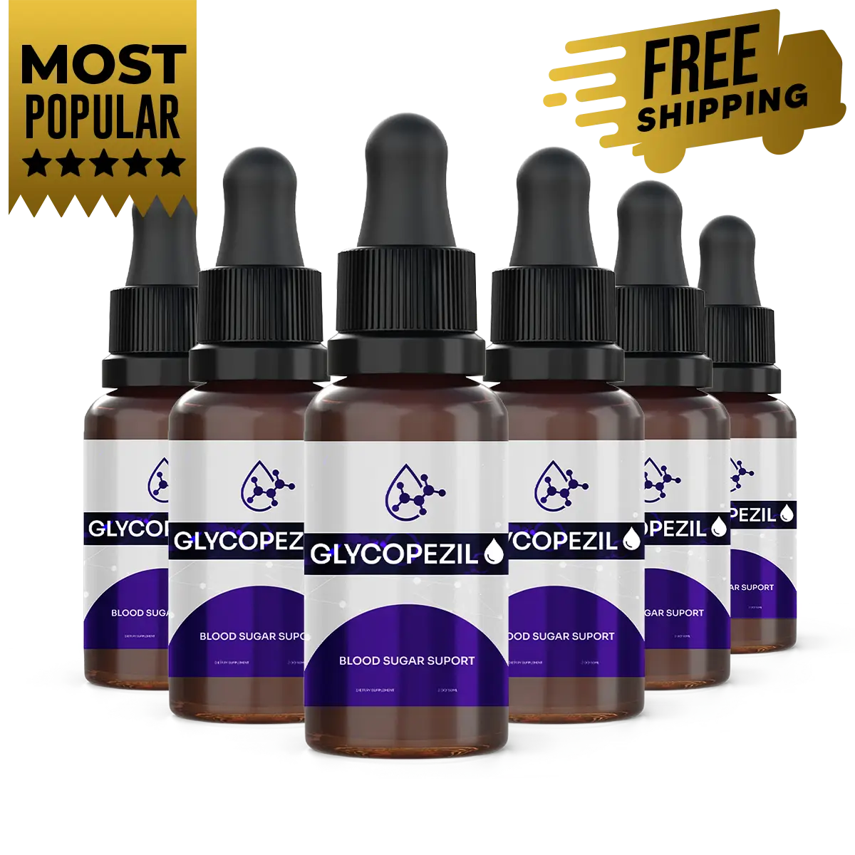 Glyco Pezil six bottles